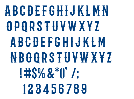 Barbaro Western font