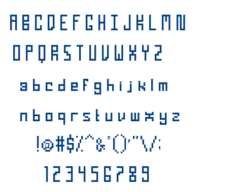 tight pixel Regular font