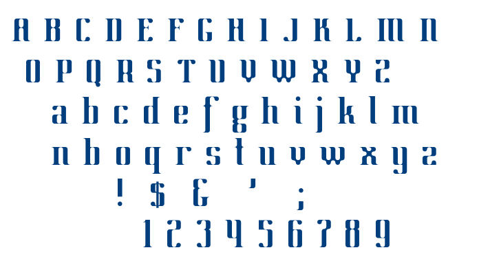 Manufraktur-Regular font