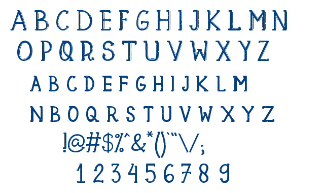 Bartolomew Printed font