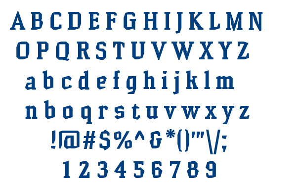 Hammerhead-Bold font