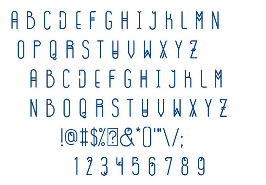 GOGOIA Deco font