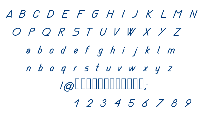 Nemesia italic font