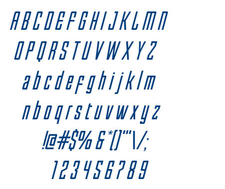 Enfatica-Oblique font