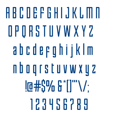Enfatica-Normal font