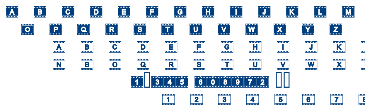 AC Filmstrip font