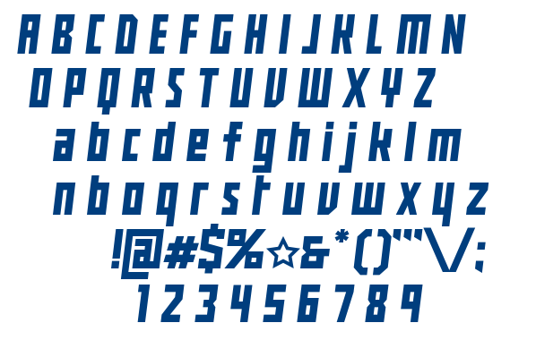 Buran USSR font