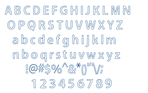 Carson Outline font