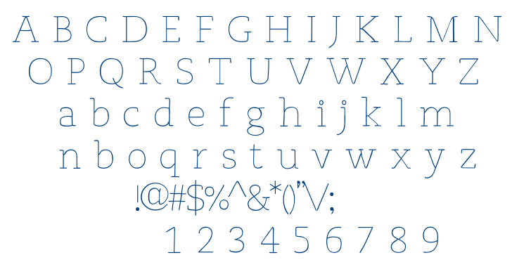 Osgood Slab font