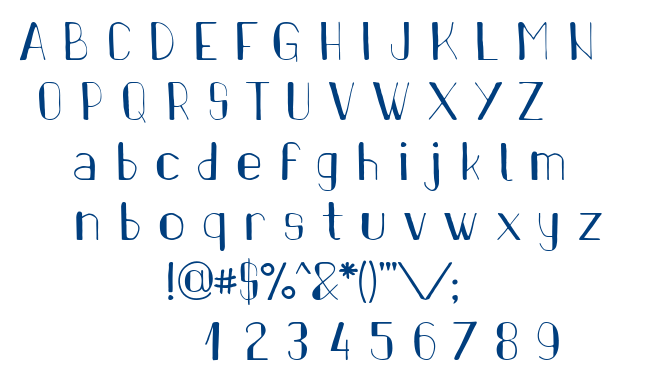 Pinon font