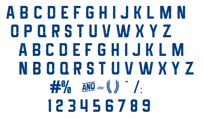 Melma Line font