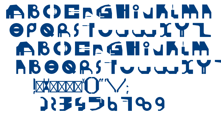 GHEROTYPE REGULAR font