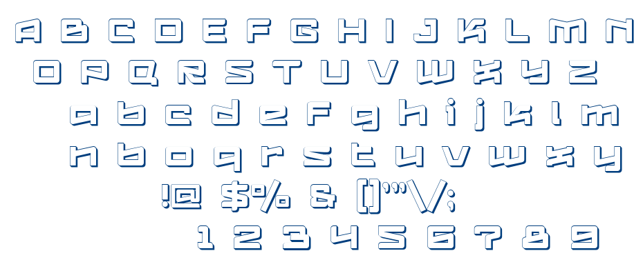 LogofontikExtruded4F font