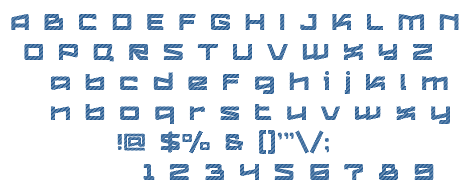 LogofontikStripes4F font
