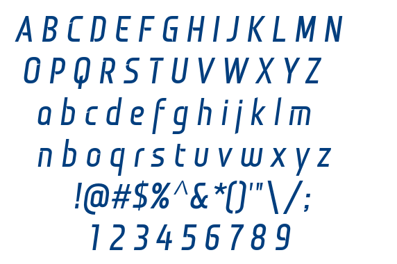 Monitorica-BoldItalic font
