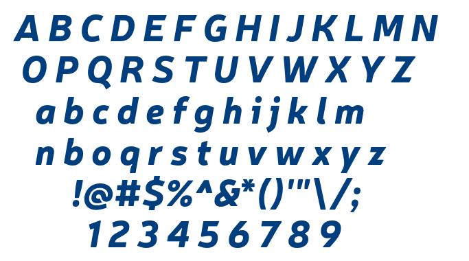 Neris Black Italic font