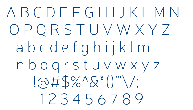 Neris Thin font