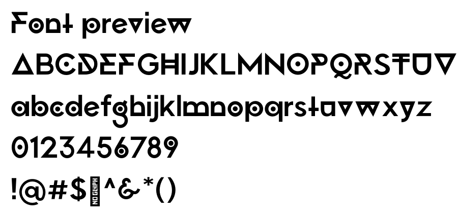 Atami Display font