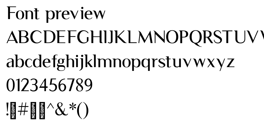 Luxia Display font