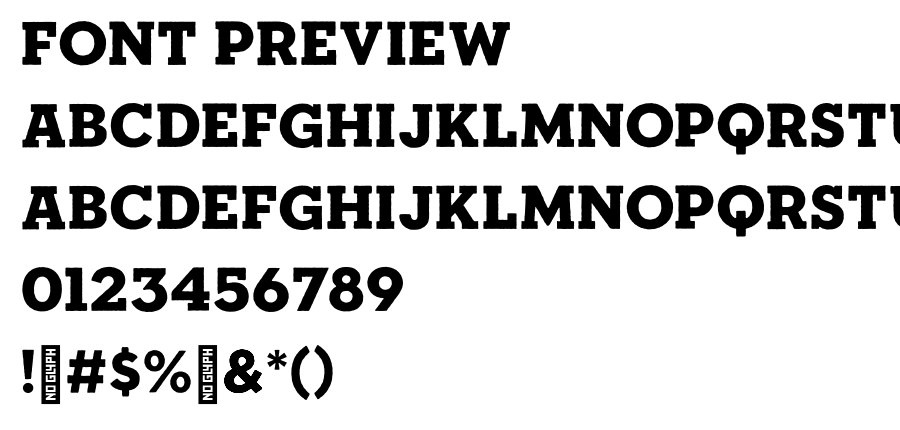 SonderSlab Black font