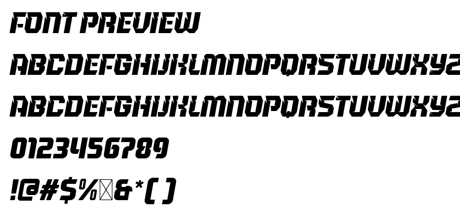 Aeroplus Personal Used font