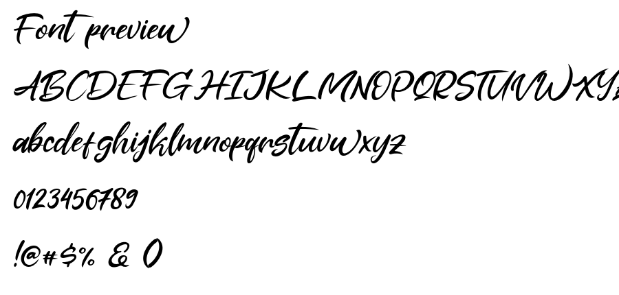 Alansky font