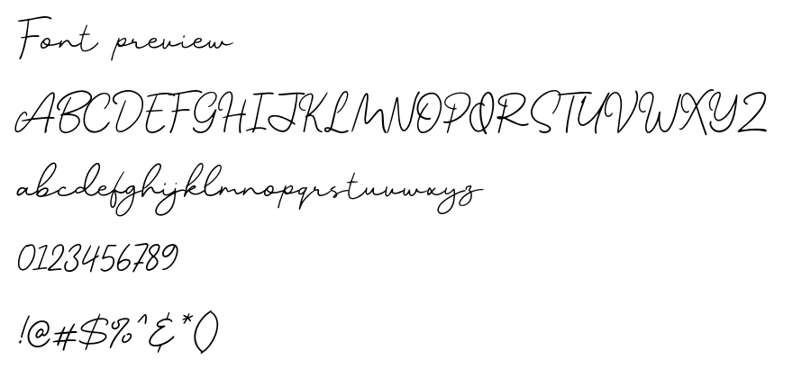 Alucky font
