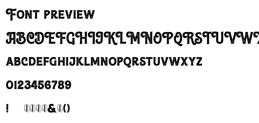 AneromeStamped EaLRj font