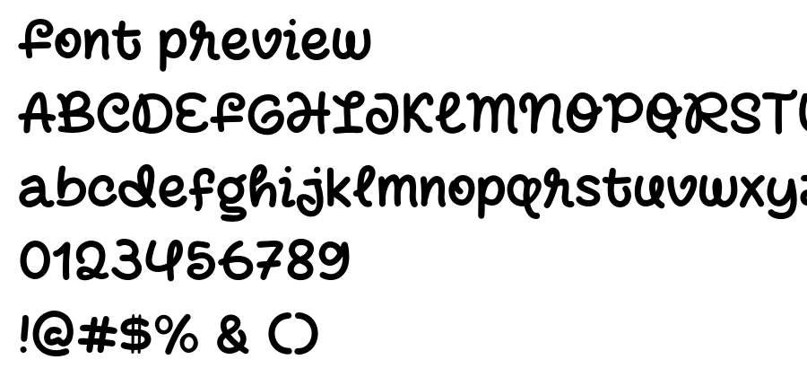 Angel Bread font
