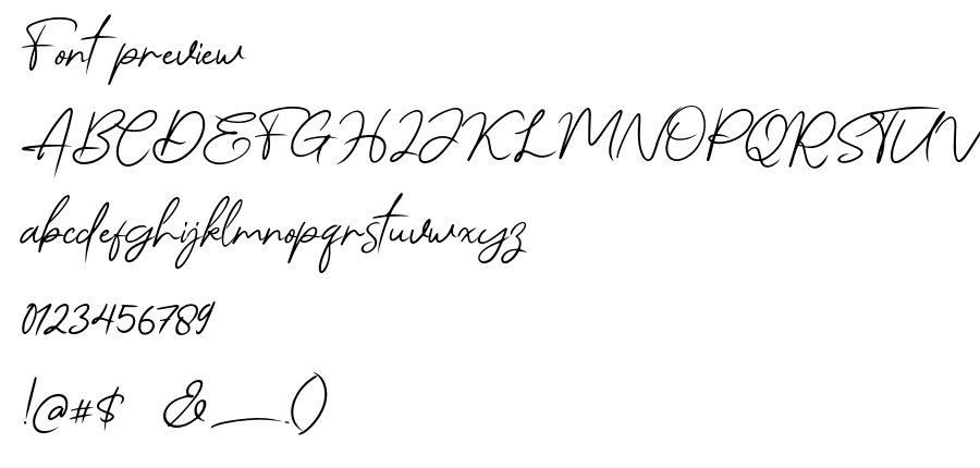 Angello font