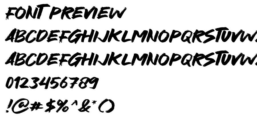 Antihero font