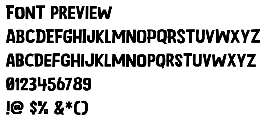 April Easter font