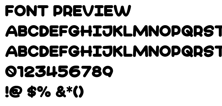 Aqua Smile font