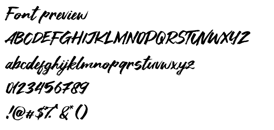 Asia Tiger font