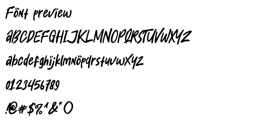 Autone font