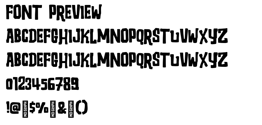 Autophobia font