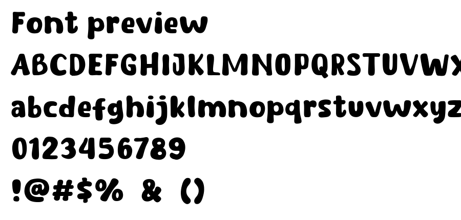 Baby Bumi font