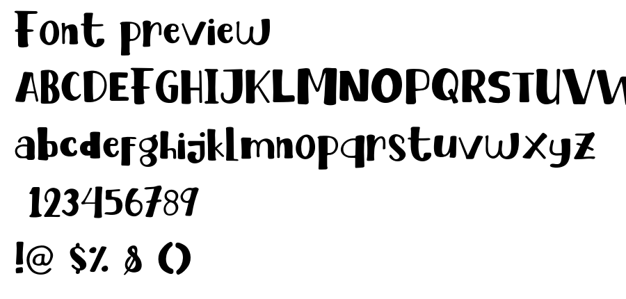 Baby Eliot font
