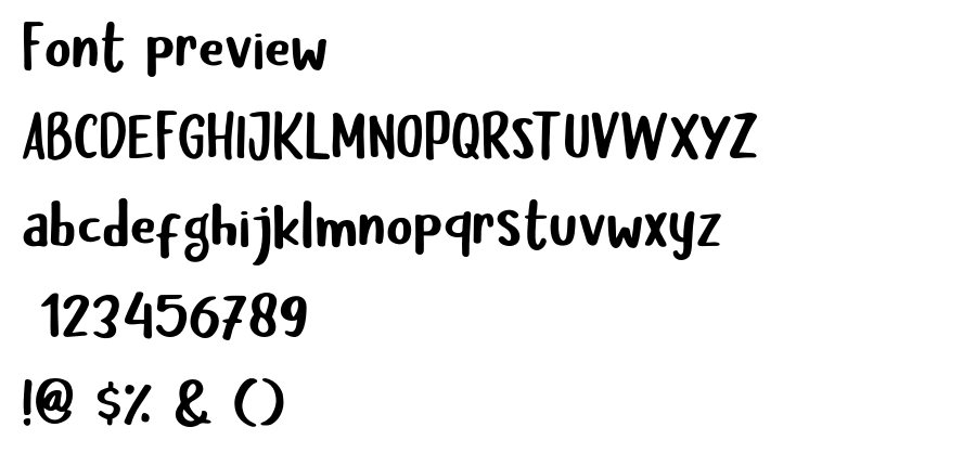 Baby Pilot font