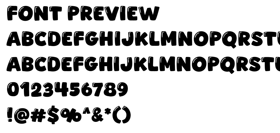 Backso font