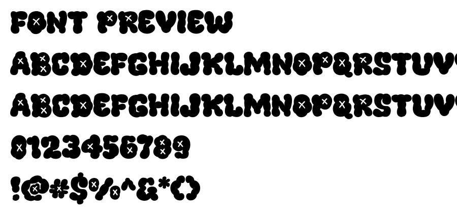 Bloopoly font