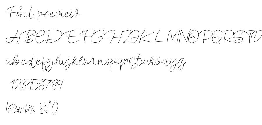 Blue Fonte font