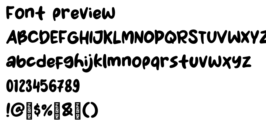 Blueberry Days font