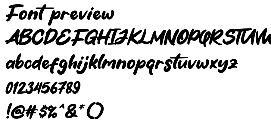 Bluetea font