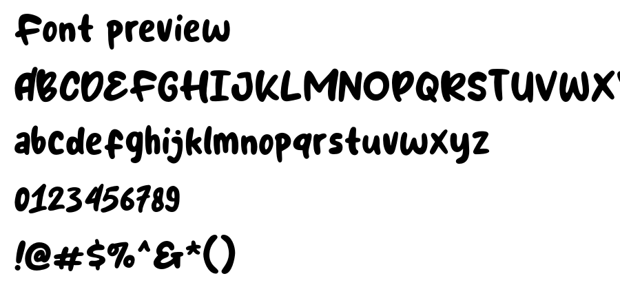 Bobaland font