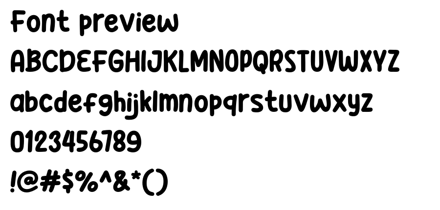 Bonus Coffee font