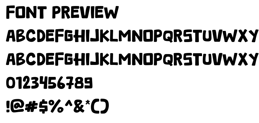 Burger Free font