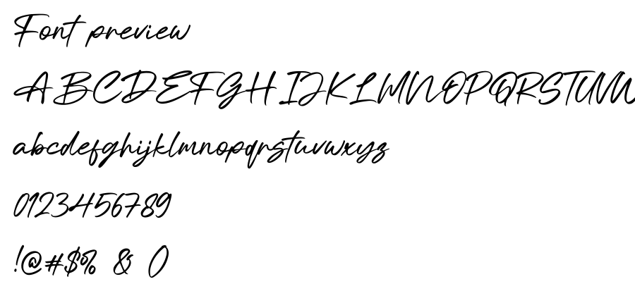 Callisten font