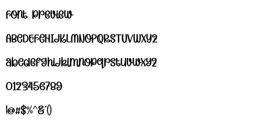 CanderaBold W1qAw font