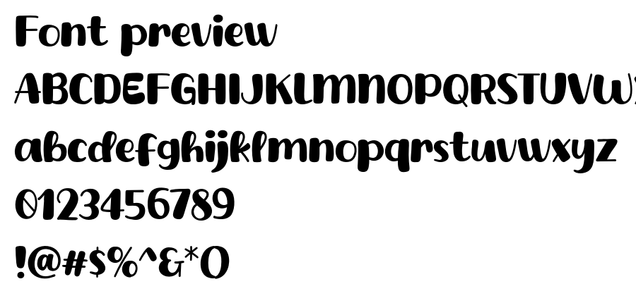 Coffee Normal font